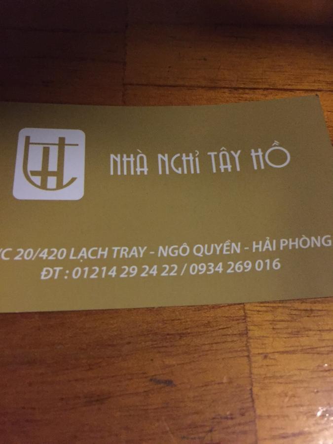 Motel Tay Ho Hai Phong Eksteriør bilde